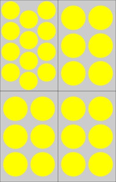 Жёлтый круг на двери