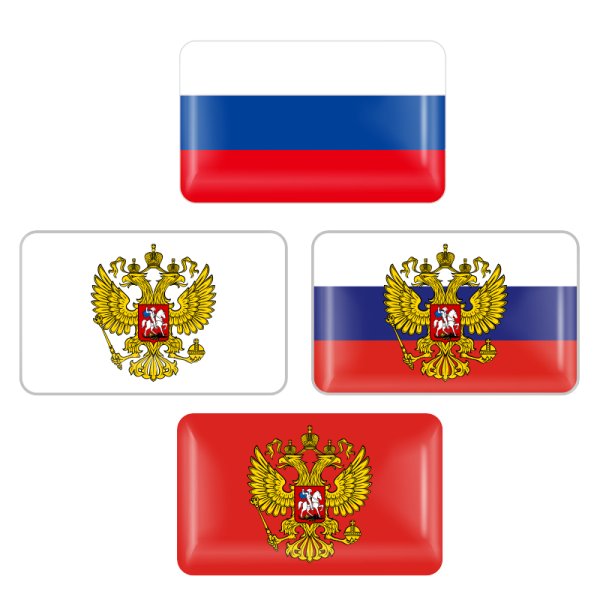 Российский Триколор наклейка