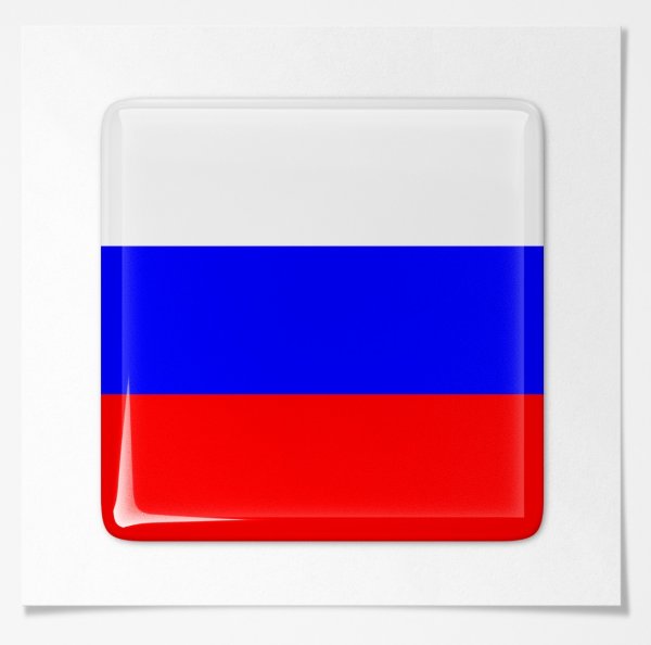 Российский флаг на прозрачном фоне