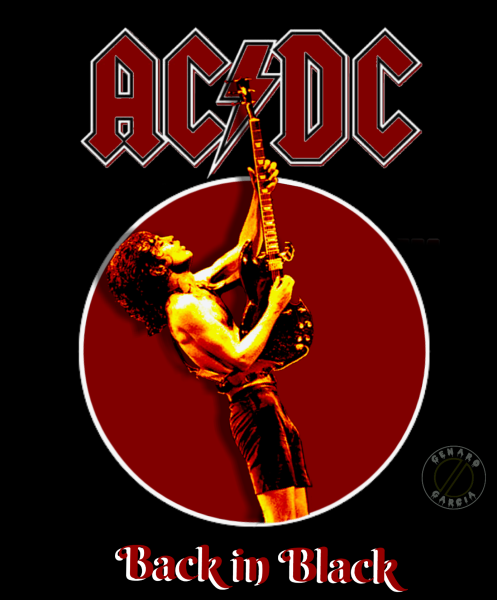 AC DC плакат