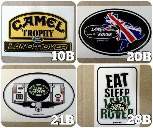 Land Rover наклейка