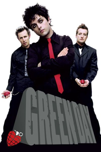 Группа Green Day плакат