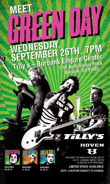 Постер а2 Green Day