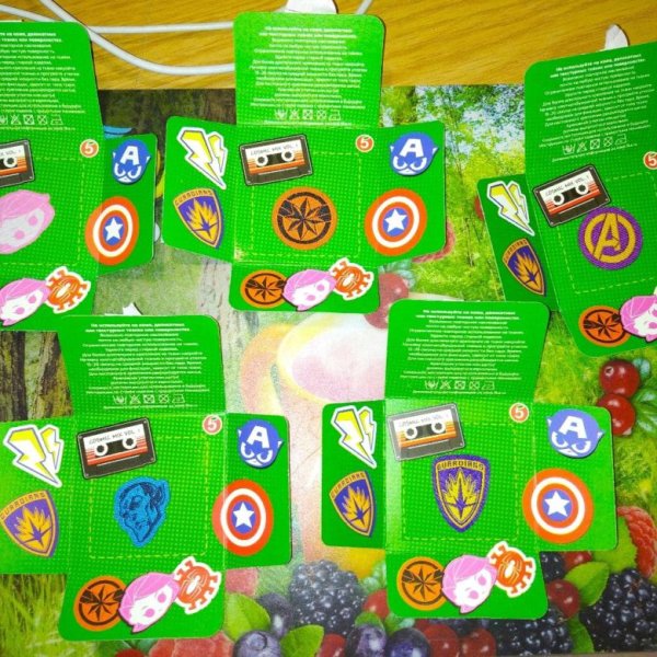 Наклейки нашивки из Пятерочки