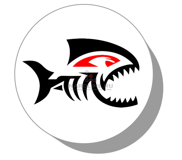 Хищная рыба вектор
