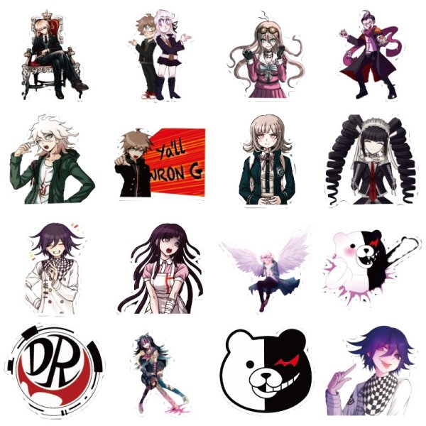 Стикеры Данганронпа