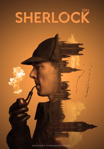 Бенедикт Камбербэтч Шерлок постеры