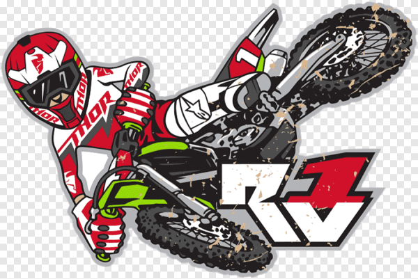 Motocross шлем vector