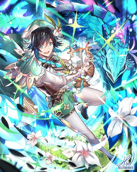 Венти Genshin в игре