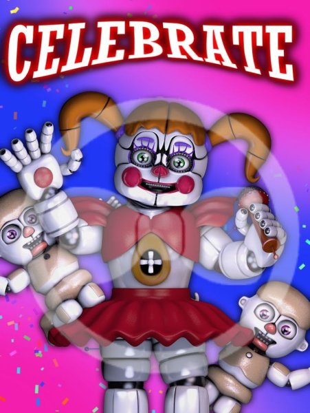 ФНАФ плакат celebrate