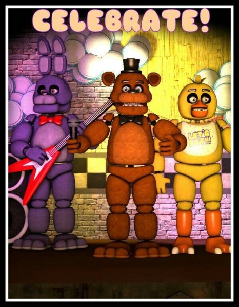 Плакат ФНАФ 1