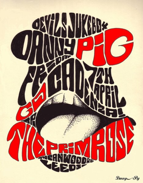 Шрифтовая композиция плакат