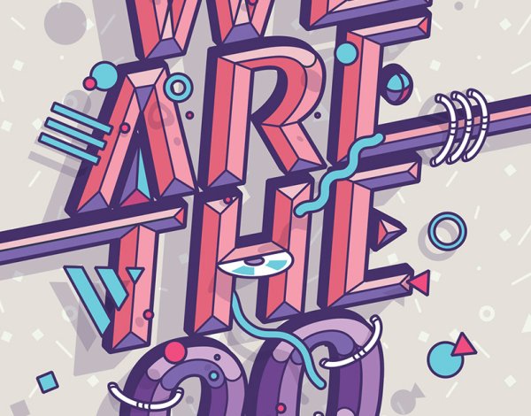 Шрифтовой Постер