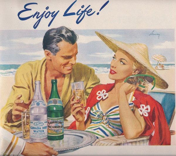 Старые рекламные плакаты США