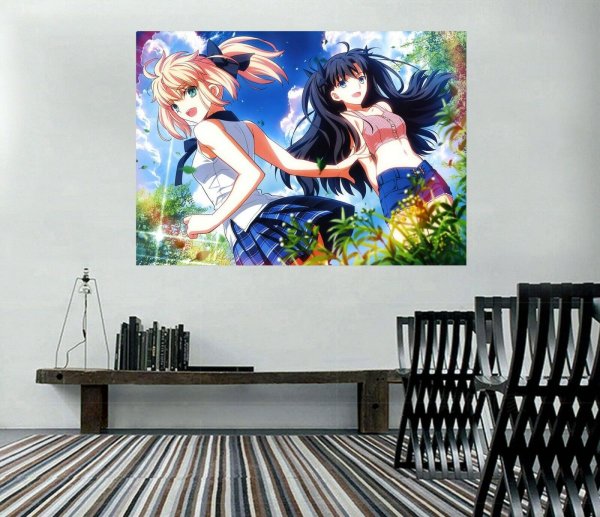 Постер на стену больших размеров аниме