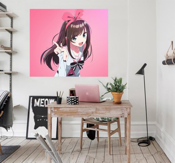 Анимешные наклейки на стену