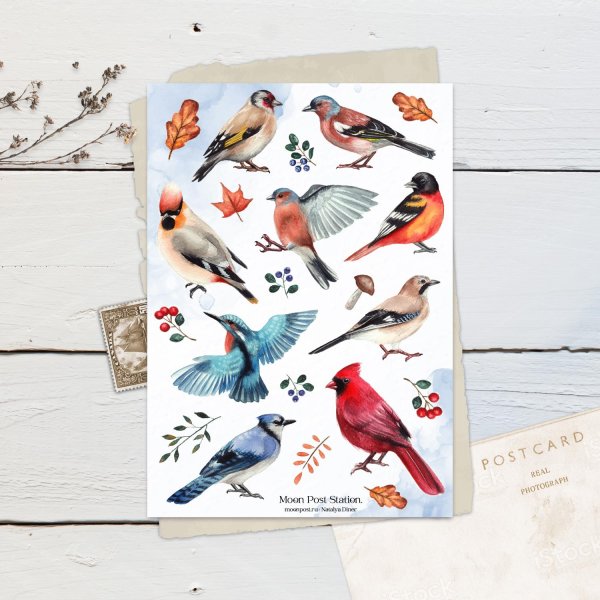 Птица на фольге