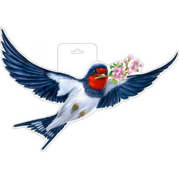 Стикер птица на прозрачном фоне