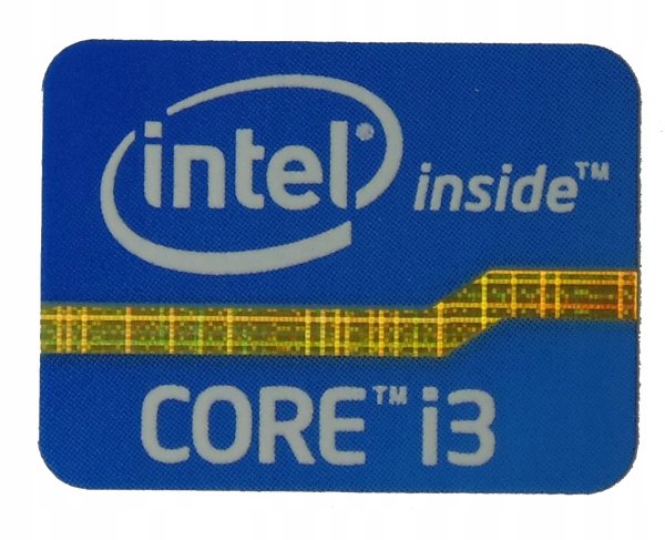 Intel Core i3 наклейка