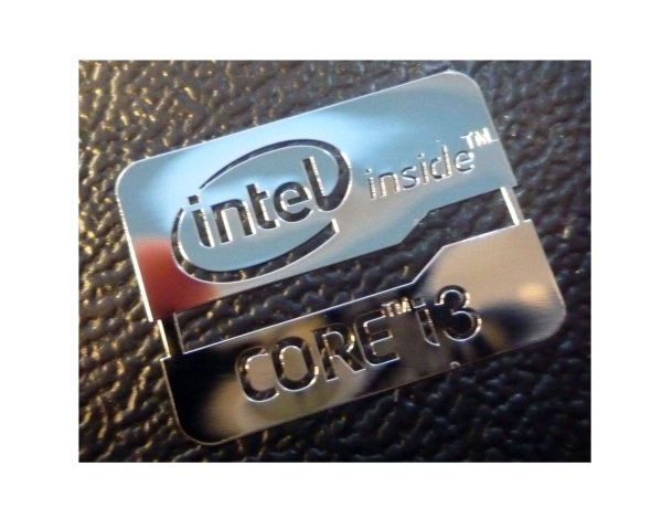 Intel Core i3 стикер