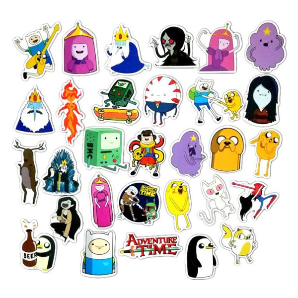 Наклейки Adventure time