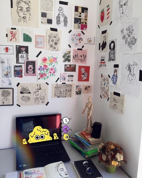 Единорог на стену