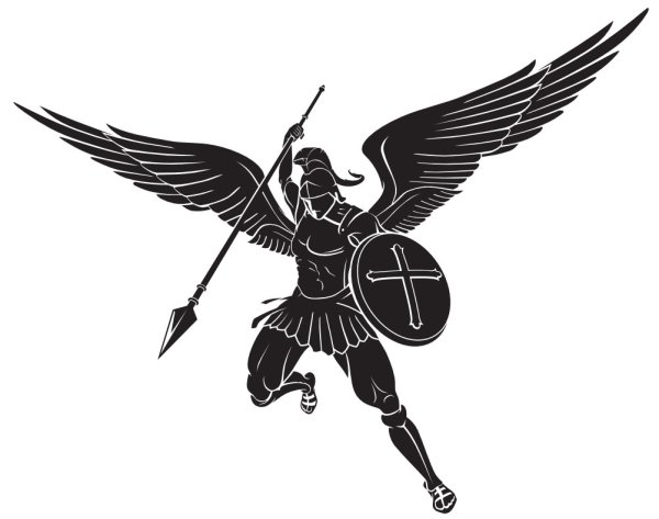 Архангел Михаил с копьем