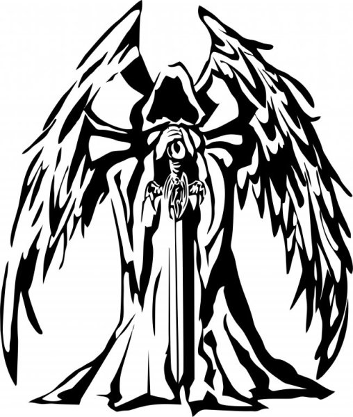 Архангел Азраил эскиз