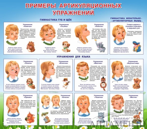Артикуляционная гимнастика для малышей для родителей