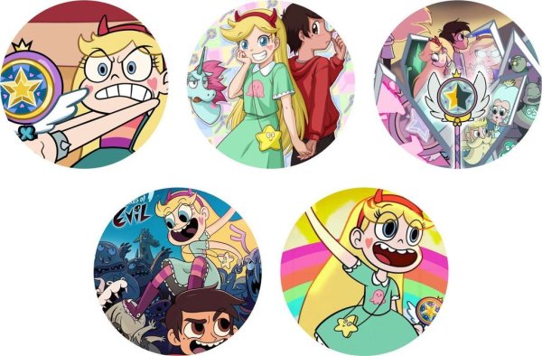 Стикеры Звездочка Баттерфляй ВК