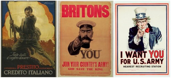 Итальянские плакаты первой мировой