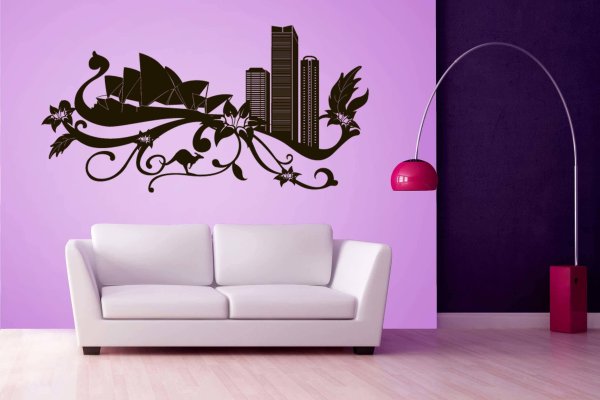 Наклейки на стену