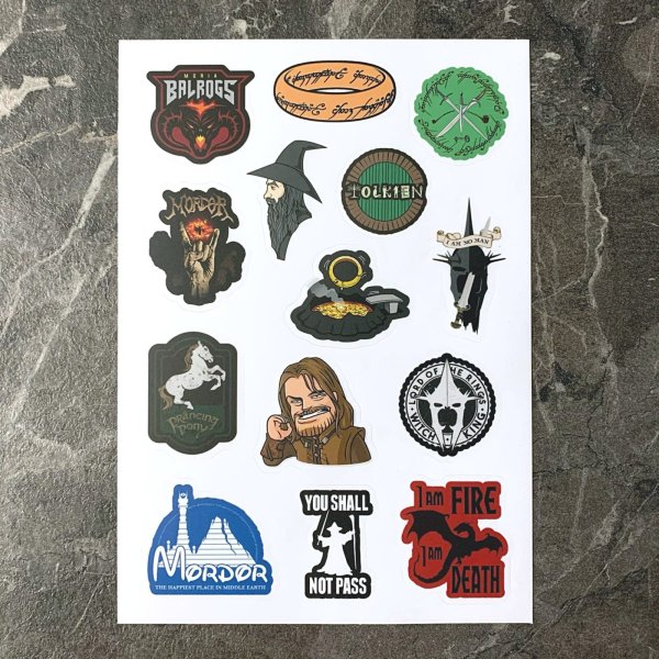 Старые наклейки