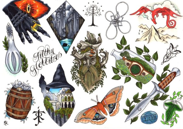 Наклейки Хоббит