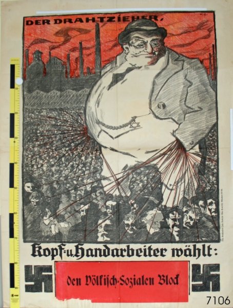 Антиеврейский плакат