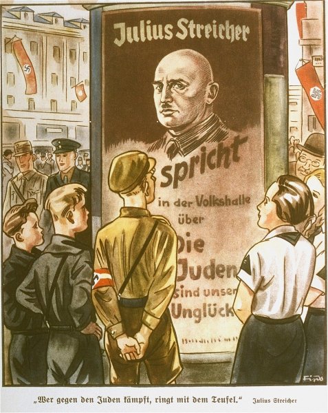 Плакаты Германии против евреев