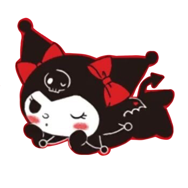 Стикеры Хеллоу Китти Kuromi