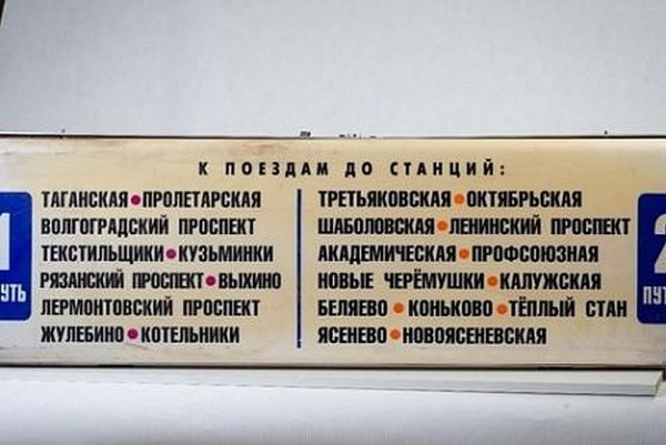 Схема тоннелей метро Москвы