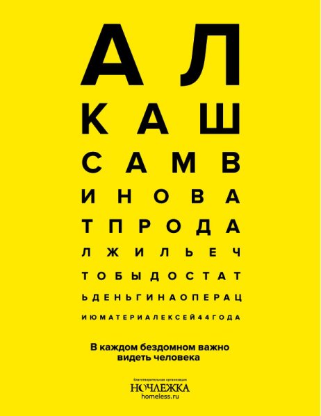 Доска для зрения