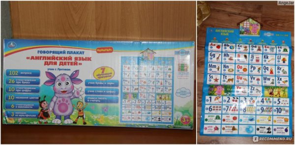 Говорящий плакат английский язык