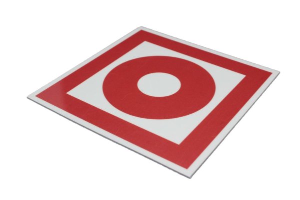 Звуковой Извещатель пожарный знак 10х10