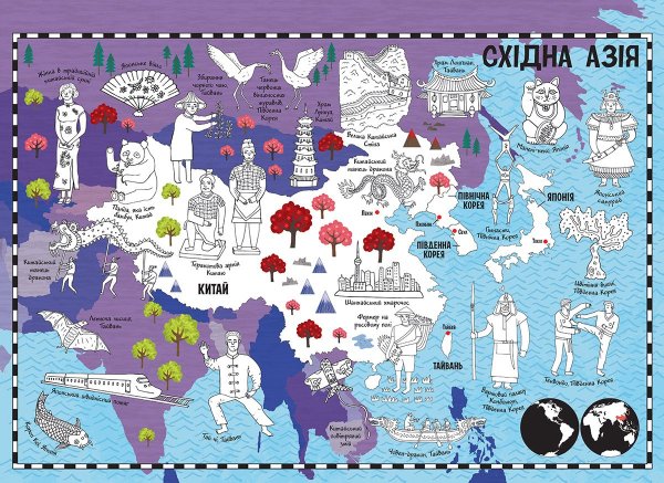 Карта раскраска