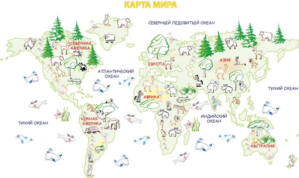 Карта раскраска