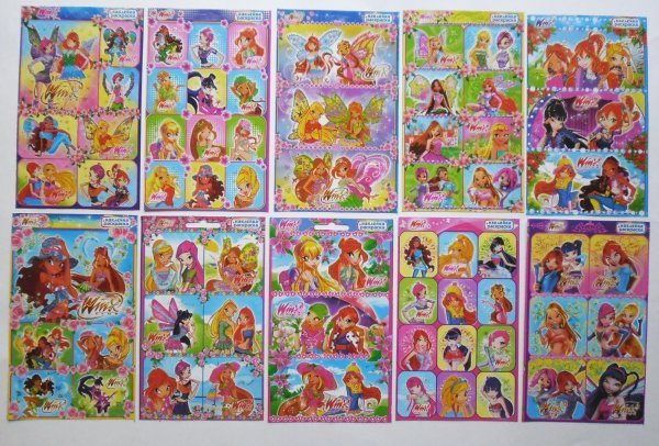 Наклейки Винкс