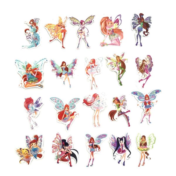 Объемные наклейки Винкс