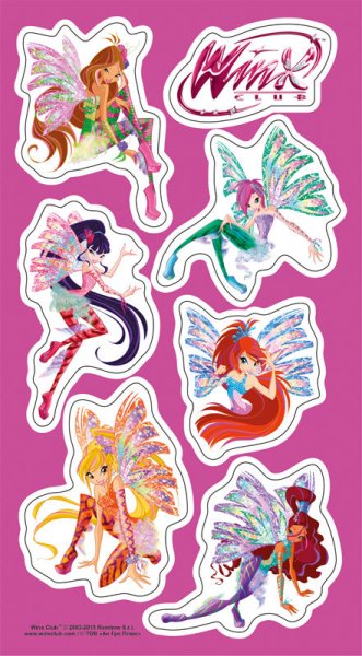 Наклейки феечки Винкс