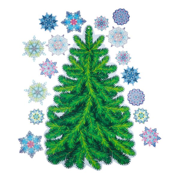 Вырубной плакат елка