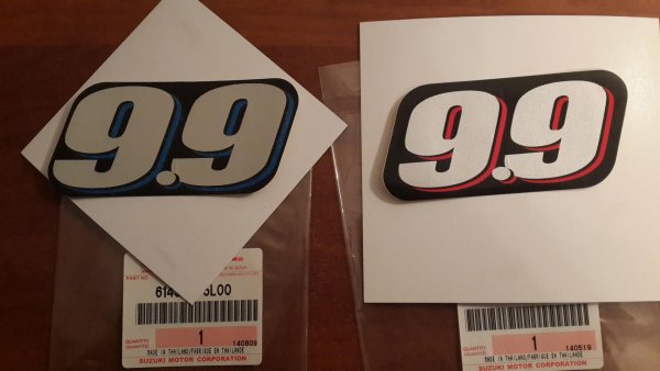 Шильдик Сузуки 9.9