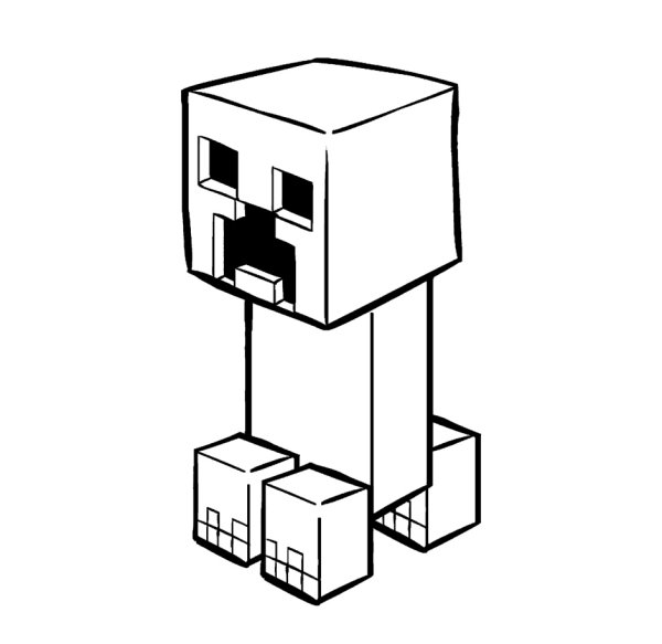 КРИПЕР раскраска