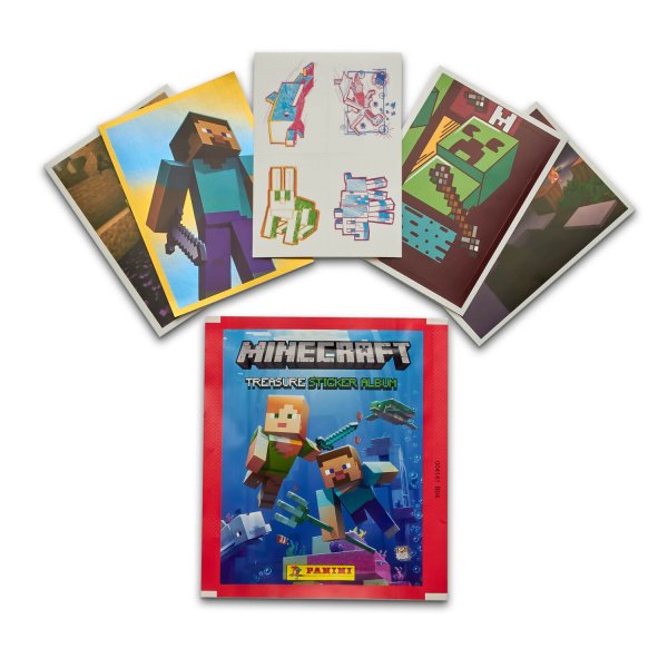 Наклейки майнкрафт Panini
